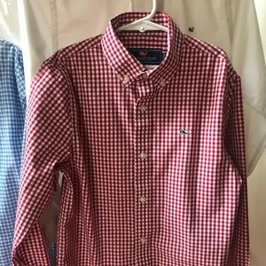 Vineyard vines boys long sleeve dress shirt